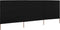 vidaXL - Windscherm - 3-panelen - 400x80 - cm - stof - zwart