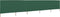 vidaXL - Windscherm - 5-panelen - 600x120 - cm - stof - groen