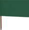 vidaXL - Windscherm - 5-panelen - 600x120 - cm - stof - groen