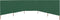 vidaXL - Windscherm - 5-panelen - 600x120 - cm - stof - groen
