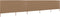vidaXL - Windscherm - 5-panelen - 600x120 - cm - stof - taupe