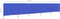 vidaXL - Windscherm - 5-panelen - 600x160 - cm - stof - azuurblauw