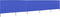vidaXL - Windscherm - 5-panelen - 600x80 - cm - stof - azuurblauw