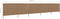vidaXL - Windscherm - 5-panelen - 600x80 - cm - stof - taupe