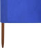 vidaXL - Windscherm - 6-panelen - 800x120 - cm - stof - azuurblauw
