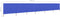 vidaXL - Windscherm - 6-panelen - 800x120 - cm - stof - azuurblauw