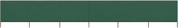 vidaXL - Windscherm - 6-panelen - 800x120 - cm - stof - groen