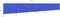 vidaXL - Windscherm - 6-panelen - 800x160 - cm - stof - azuurblauw