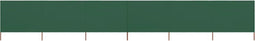 vidaXL - Windscherm - 6-panelen - 800x160 - cm - stof - groen