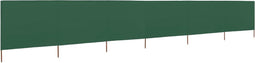 vidaXL - Windscherm - 6-panelen - 800x80 - cm - stof - groen