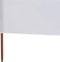 vidaXL - Windscherm - 6-panelen - 800x80 - cm - stof - wit