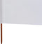 vidaXL - Windscherm - 9-panelen - 1200x80 - cm - stof - zandwit