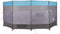 vidaXL - Windscherm - camping - waterdicht - 366x152x152 - cm - blauw