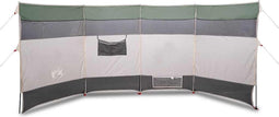 vidaXL - Windscherm - camping - waterdicht - 366x152x152 - cm - groen