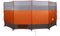 vidaXL - Windscherm - camping - waterdicht - 366x152x152 - cm - oranje