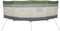 vidaXL - Windscherm - camping - waterdicht - 510x153 - cm - groen