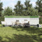 vidaXL - Windscherm - camping - waterdicht - 510x153 - cm - groen