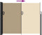 vidaXL - Windscherm - intrekbaar - 170x300 - cm - beige
