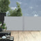 vidaXL - Windscherm - uittrekbaar - 100x1000 - cm - antraciet