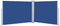 vidaXL - Windscherm - uittrekbaar - 100x1000 - cm - blauw