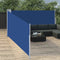 vidaXL - Windscherm - uittrekbaar - 100x1000 - cm - blauw