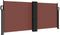 vidaXL - Windscherm - uittrekbaar - 100x1000 - cm - bruin