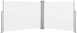 vidaXL - Windscherm - uittrekbaar - 100x1000 - cm - crème