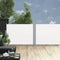 vidaXL - Windscherm - uittrekbaar - 100x1000 - cm - crème