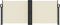 vidaXL - Windscherm - uittrekbaar - 100x1000 - cm - crème