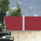 vidaXL - Windscherm - uittrekbaar - 100x1000 - cm - rood