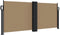 vidaXL - Windscherm - uittrekbaar - 100x1000 - cm - taupe