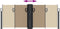 vidaXL - Windscherm - uittrekbaar - 100x1000 - cm - taupe