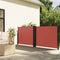 vidaXL - Windscherm - uittrekbaar - 100x1000 - cm - terracottakleurig