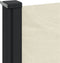 vidaXL - Windscherm - uittrekbaar - 100x300 - cm - crèmekleurig