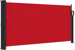 vidaXL - Windscherm - uittrekbaar - 100x300 - cm - rood