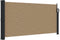 vidaXL - Windscherm - uittrekbaar - 100x300 - cm - taupe