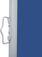 vidaXL - Windscherm - uittrekbaar - 100x600 - cm - blauw