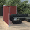 vidaXL - Windscherm - uittrekbaar - 100x600 - cm - bruin