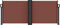 vidaXL - Windscherm - uittrekbaar - 100x600 - cm - bruin