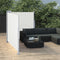 vidaXL - Windscherm - uittrekbaar - 100x600 - cm - crème
