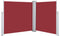 vidaXL - Windscherm - uittrekbaar - 100x600 - cm - rood