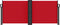 vidaXL - Windscherm - uittrekbaar - 100x600 - cm - rood