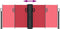 vidaXL - Windscherm - uittrekbaar - 100x600 - cm - rood