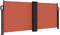 vidaXL - Windscherm - uittrekbaar - 100x600 - cm - terracottakleurig