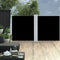 vidaXL - Windscherm - uittrekbaar - 100x600 - cm - zwart