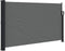 vidaXL - Windscherm - uittrekbaar - 117x300 - cm - antracietkleurig