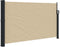 vidaXL - Windscherm - uittrekbaar - 117x300 - cm - beige