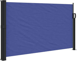 vidaXL - Windscherm - uittrekbaar - 117x300 - cm - blauw