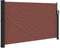 vidaXL - Windscherm - uittrekbaar - 117x300 - cm - bruin