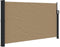 vidaXL - Windscherm - uittrekbaar - 117x300 - cm - taupe